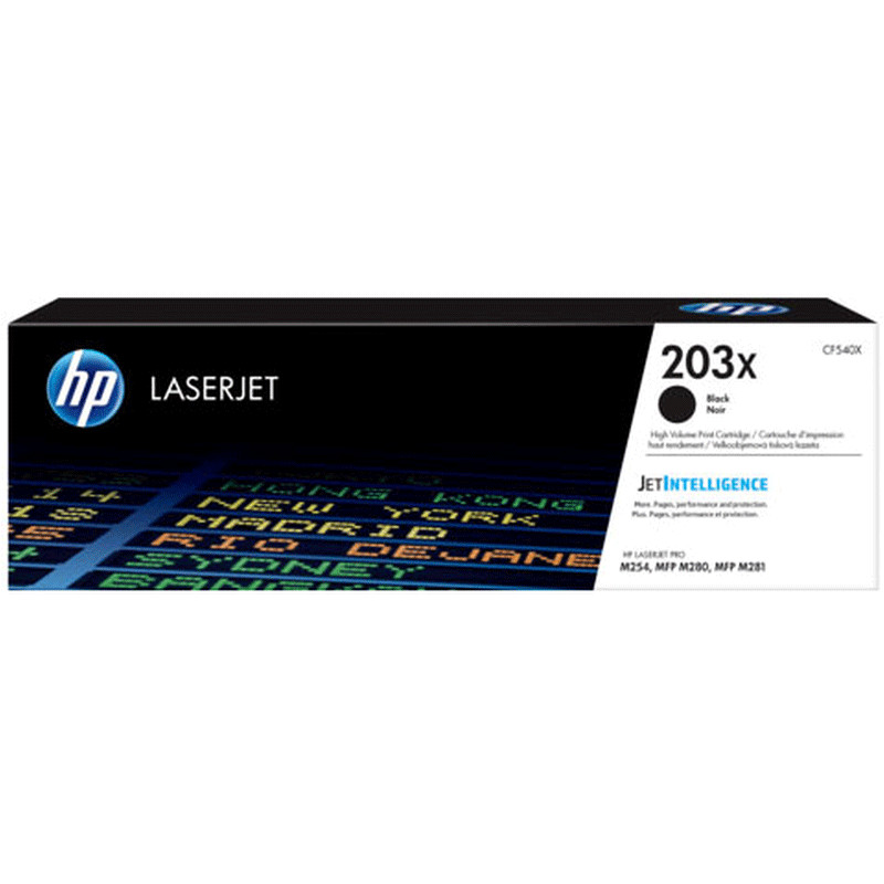 HP TONER ORIGINAL LASERJET 203X - NOIR (CF540X)