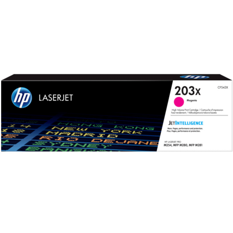 HP TONER LASERJET ORIGINAL 203X - MAGENTA (CF543X)