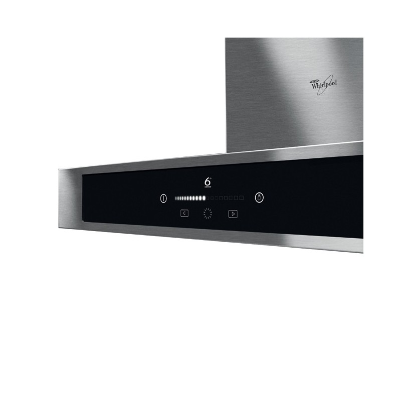 Whirlpool Hotte FUSION whirlpool AKR 891 IX WP 90cm Inox 6è sens 1