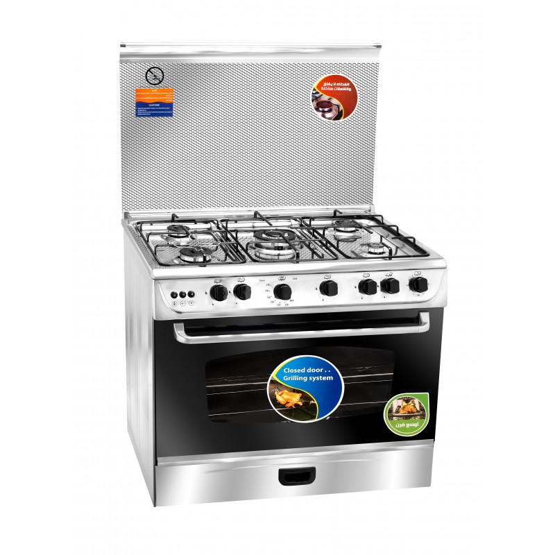 Unionaire Cuisinière C6090S3V-FC-511 5 Feux 90cm 1