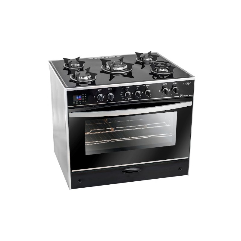 Unionaire Cuisinière ICHEF SMART C6090SGS-AC-383IDSH-S 5 feux 2