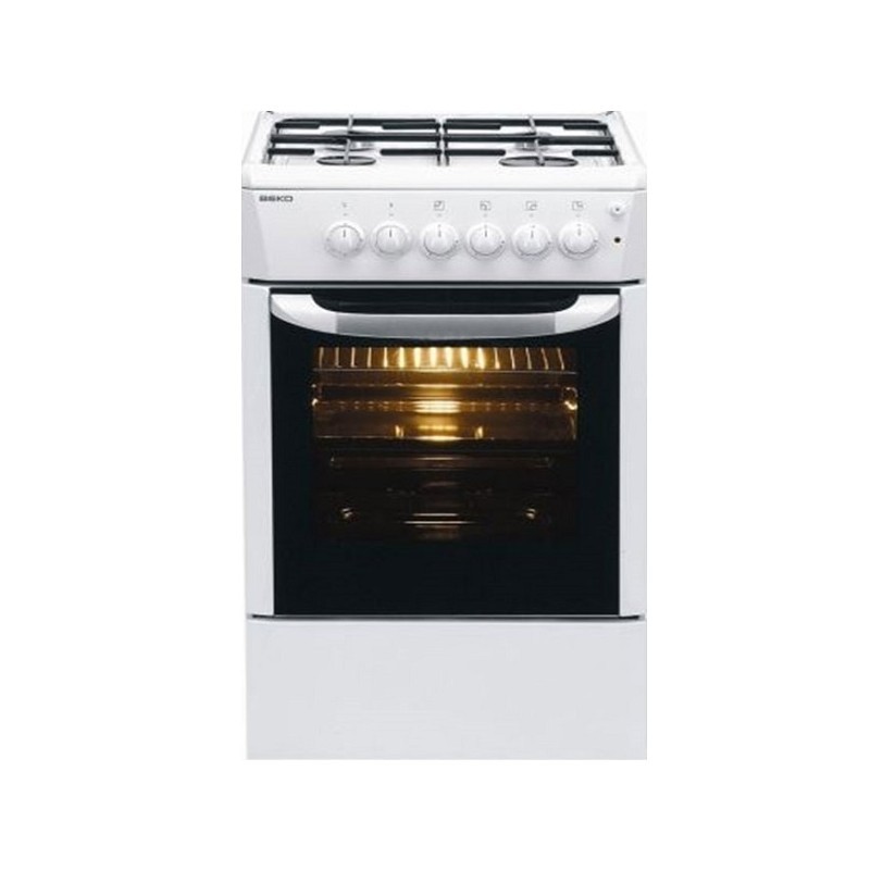 BEKO Cuisinière CSE52010GW 50x60cm Blanc 1