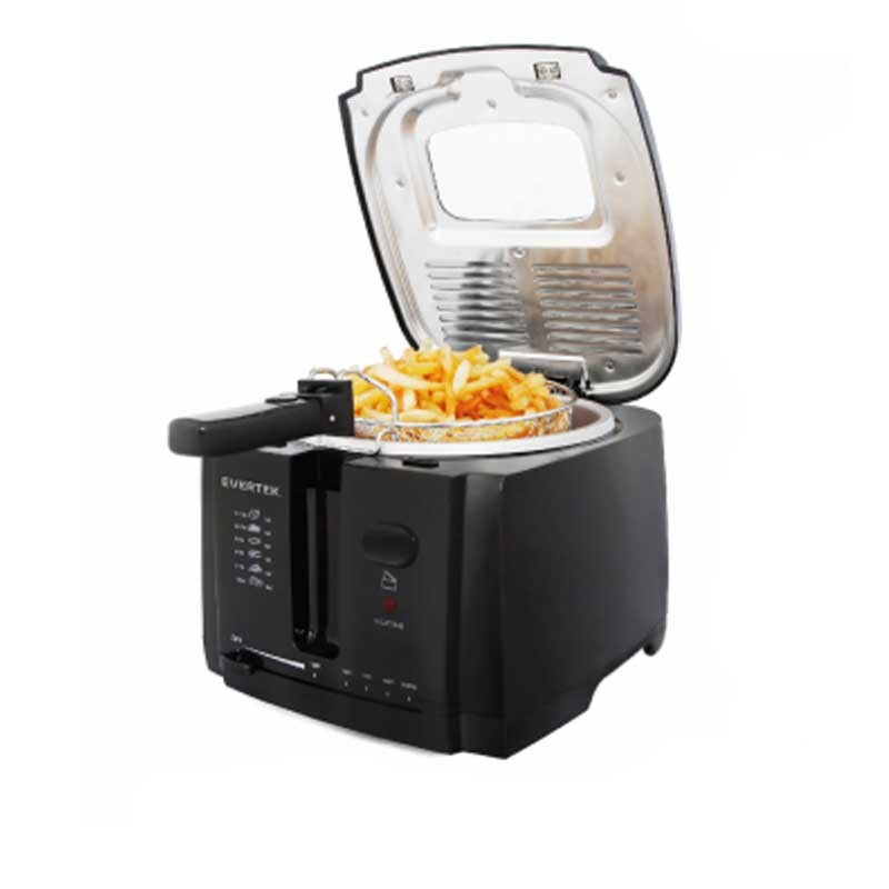 EVERTEK Friteuse Free Fry 1500W KFR15025NA - Noir 1