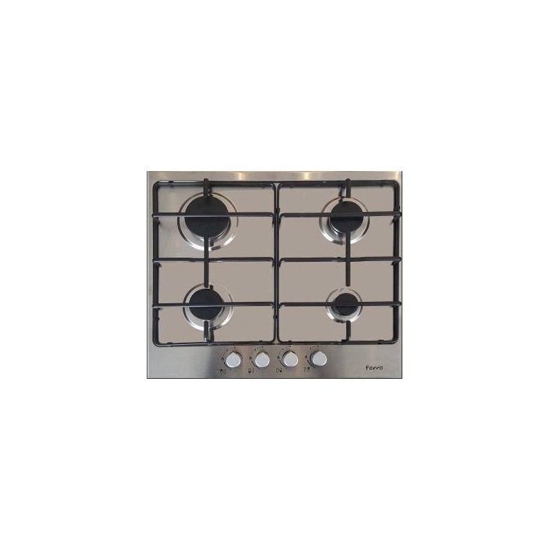 Ferre PLAQUE DE CUISSON FERRE 4 FEUX 60 CM INOX EL001 1