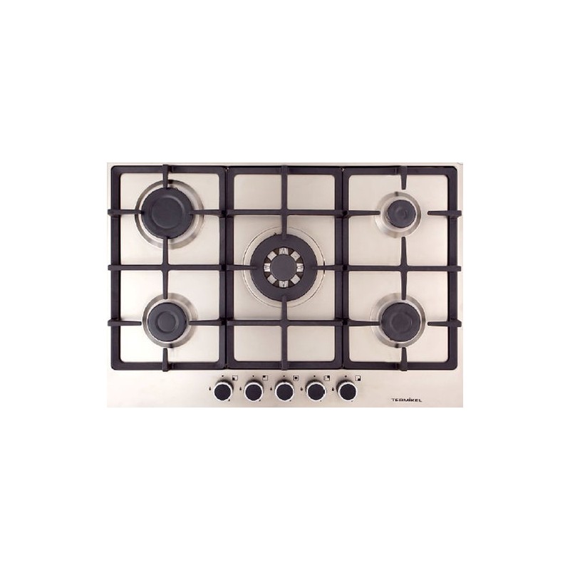 Termikel PLAQUE DE CUISSON 5 FEUX EN INOX 17138-X705LW2 1