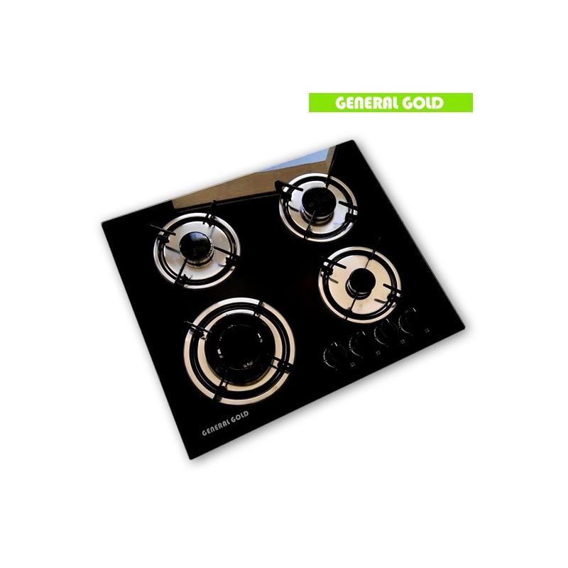 GENERAL GOLD  PLAQUE DE CUISSON 4 FEUX EN VERRE JSD-G10 1