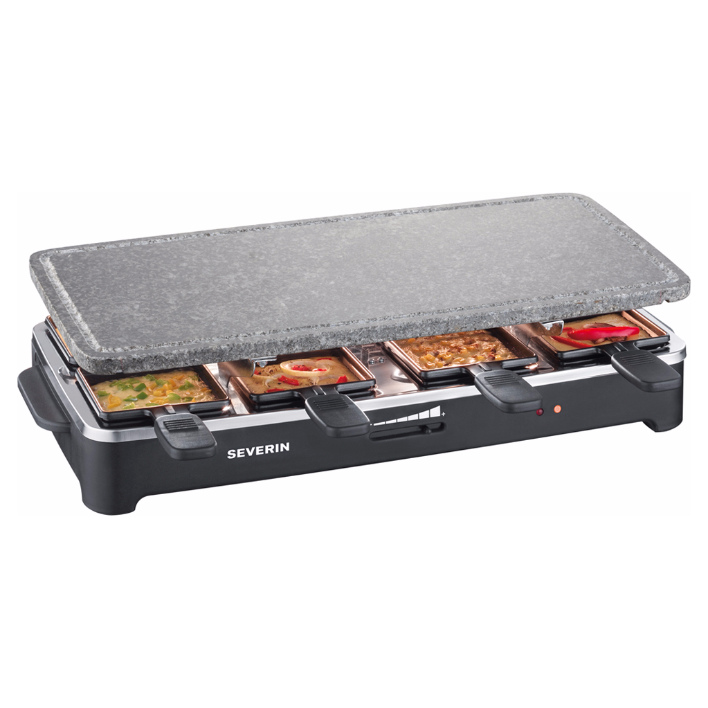 Severin Raclette Party Grill avec pierre de gril naturel RG 2343 1