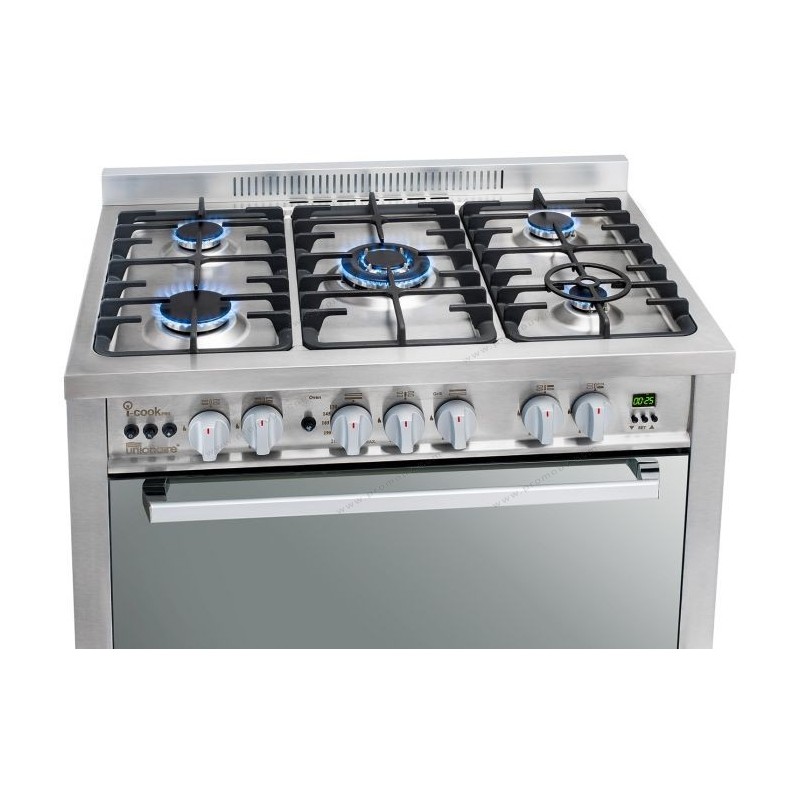 Unionaire Cuisinière ICOOK PRO GAS.C6090SS.1GC 5 feux 1