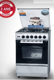 Unionaire Cuisinière 4 feux, Allumage automatique,  55cm, Inox C5555S3V-FC-431L 1