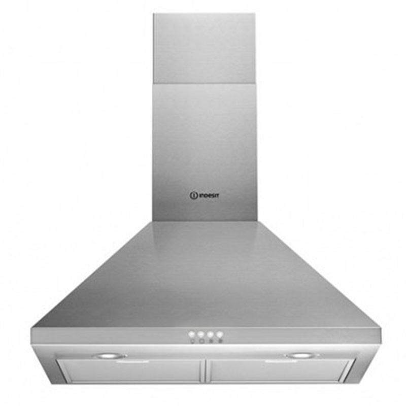 Indesit HOTTE PYRAMIDE IHPC64AMX 60 CM - INOX 1