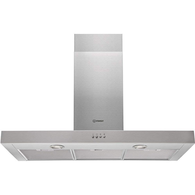 Indesit HOTTE CHEMINéE DECORATIVE ARIA IHBS95AMX 90 CM - INOX 1