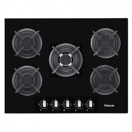 FOCUS PLAQUE ENCASTRABLE F.417 Vitro Noir 70 CM