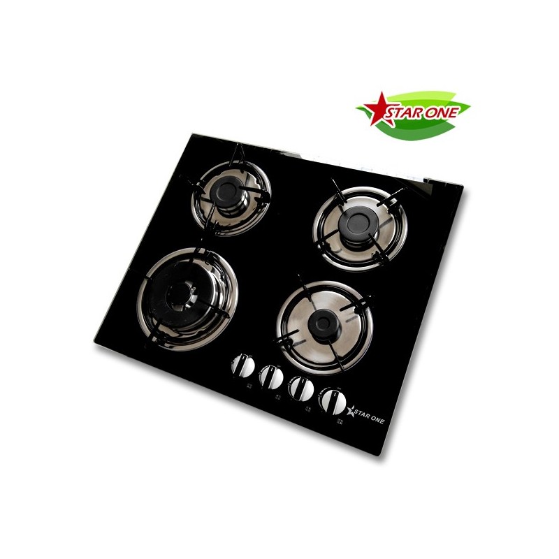 STAR ONE PLAQUE DE CUISSON 4 FEUX EN VERRE 1