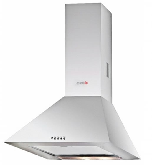 ELLETI HOTTE PYRAMIDE 60CM INOX - 14200 1