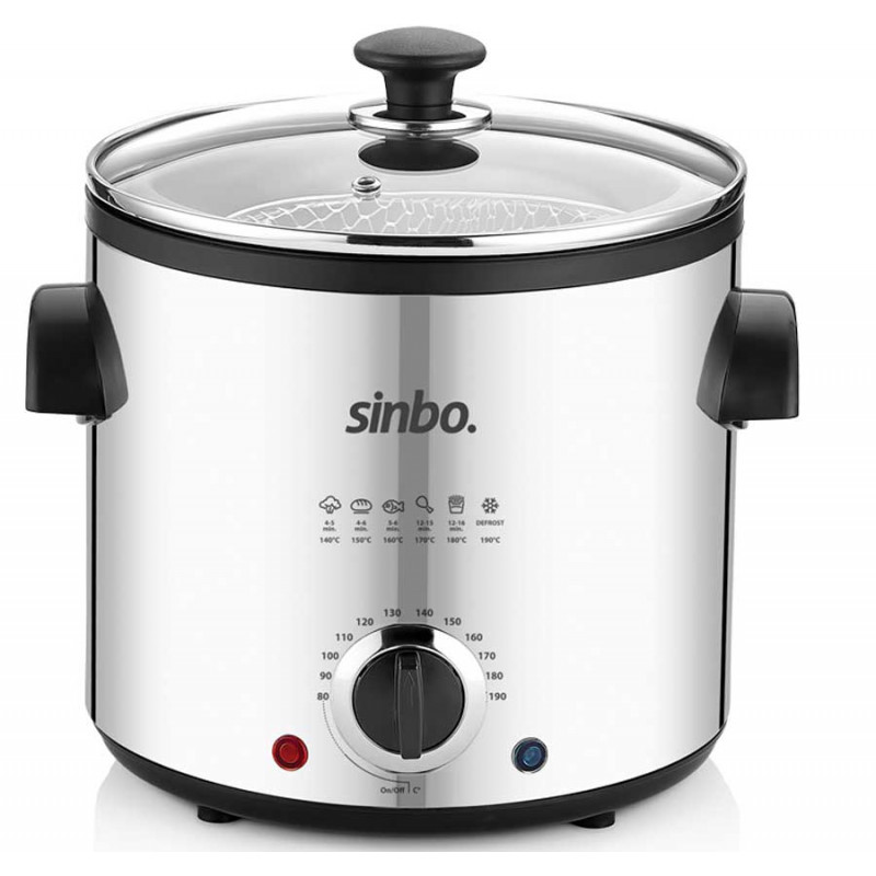 SINBO FRITEUSE SDF 3832 2000W INOX 1