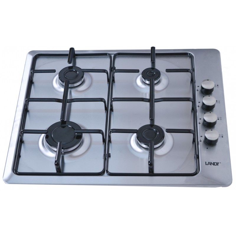 LANDY PLAQUE DE CUISSON L640X 4 FEUX 60 CM / INOX 1