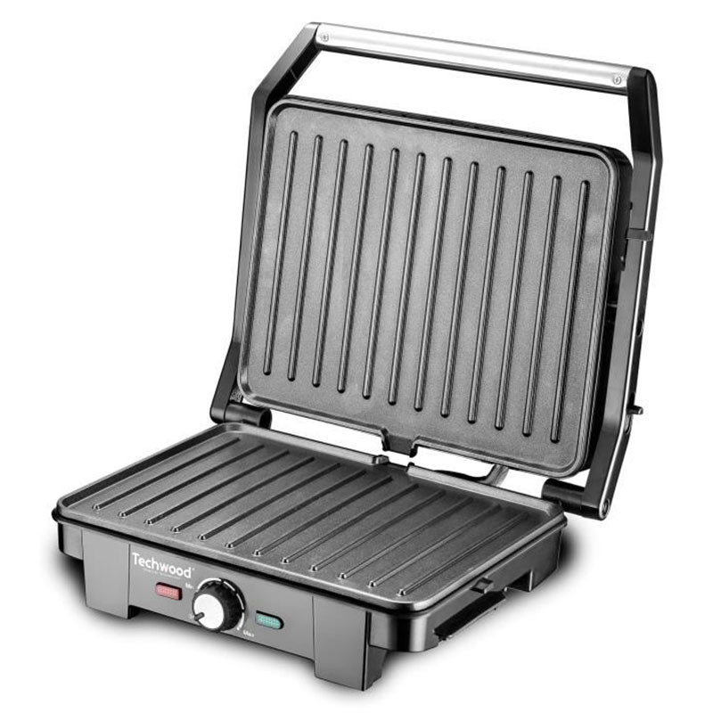 Techwood GRILLE PANINI TGD-090 2200W - INOX 1