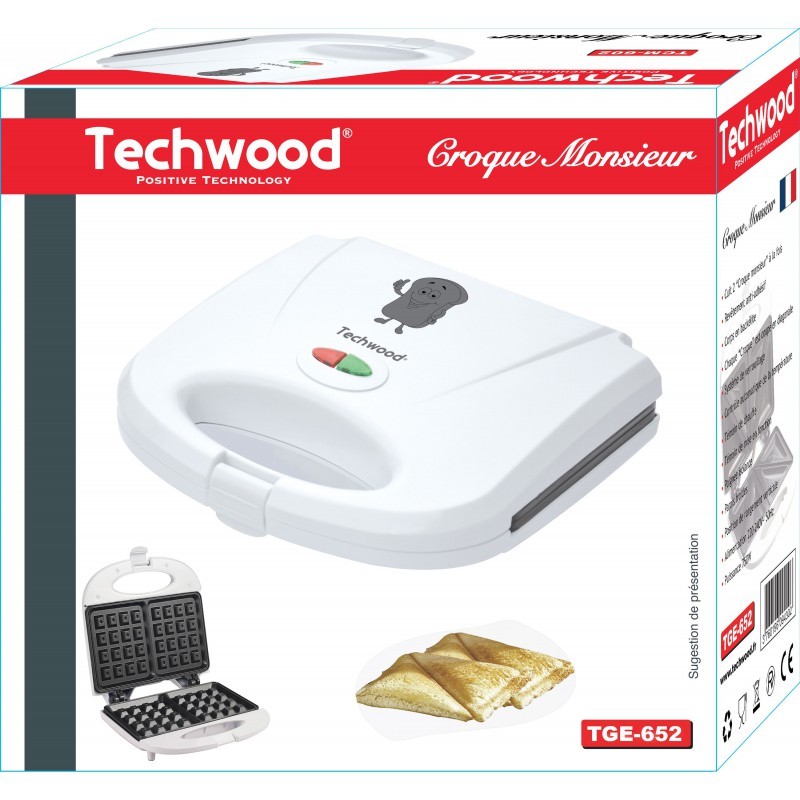 Techwood GAUFRIER TGE-652 / 750W 3