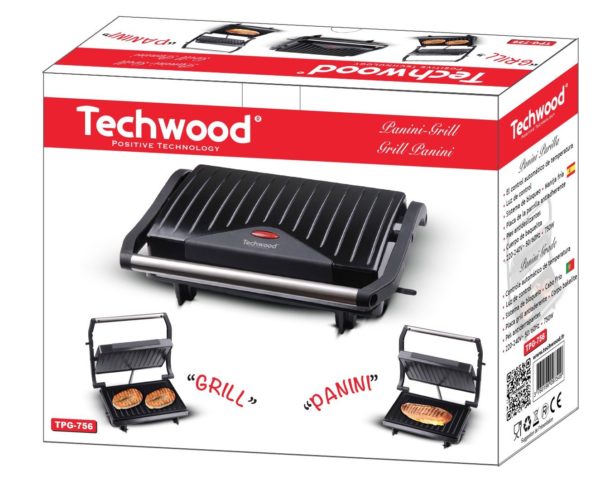 Techwood GRILL VIANDE & PANINEUSE TPG-755 2