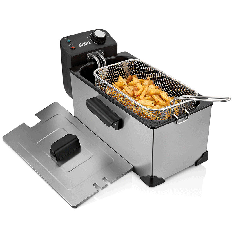 SINBO FRITEUSE SDF 3827 2200W - INOX 2