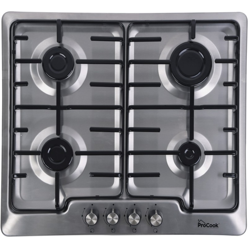 PROCOOK PLAQUE DE CUISSON 4 FEUX 60 CM / INOX 1