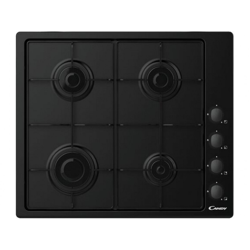 CANDY PLAQUE DE CUISSON CHW6BLB 4 feux/ NOIR 1