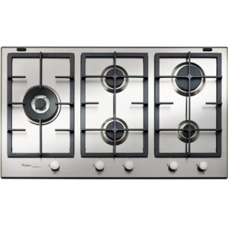 Whirlpool PLAQUE DE CUISSON 5 FEUX 90 CM - INOX ( GMA 9522/IX) 1