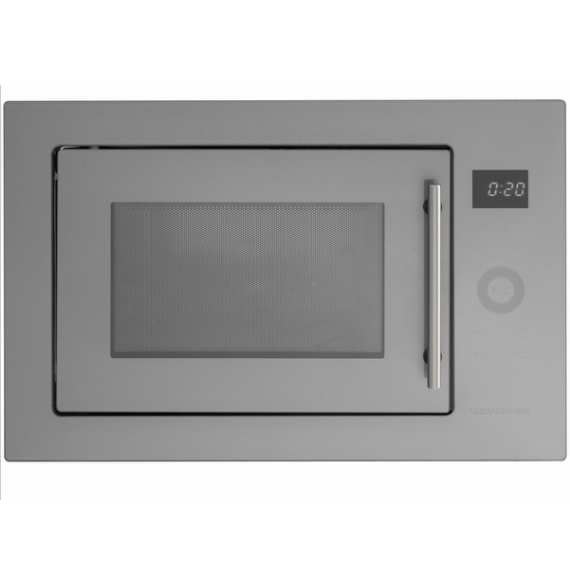 Silverline MICRO ONDES ENCASTRABLE GRIS MW9024S01 1