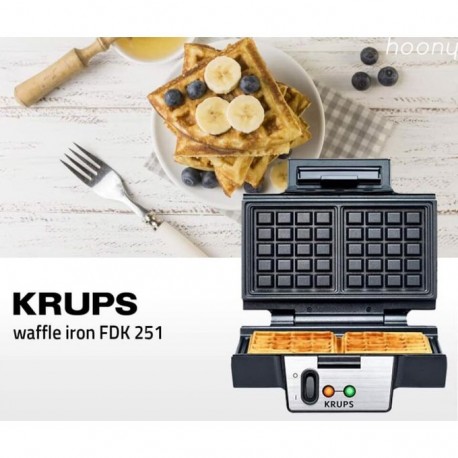 KRUPS GAUFRIER 850 WATT (FDK251) 2