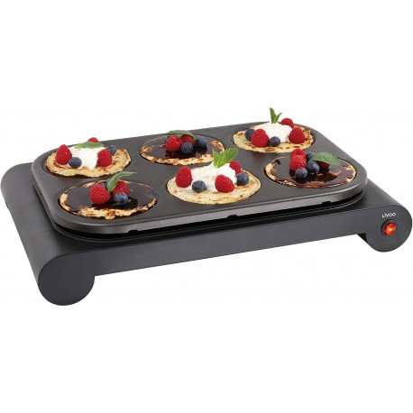 LIVOO Set 3 en 1 mini Crêpière 1000 W (DOM200) 1