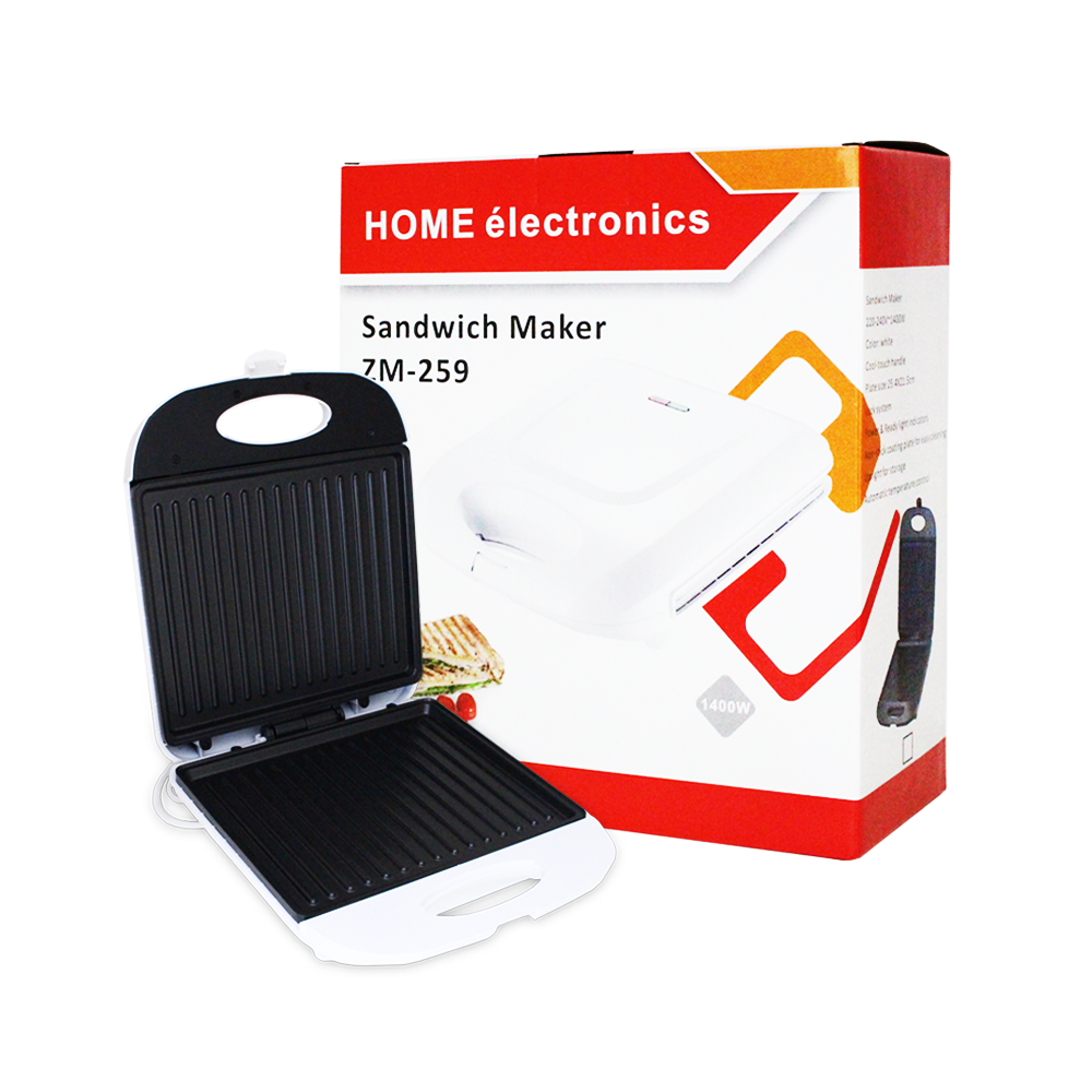 HOME ELECTRONICS APPAREIL PANINI 1400W GRAND FORMAT ZM-259P 1