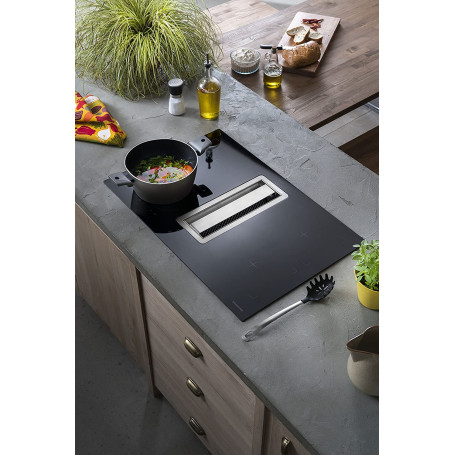 Silverline HOTTE INTéGRéE 40 CM + PLAQUE NOIR INDUCTION 3