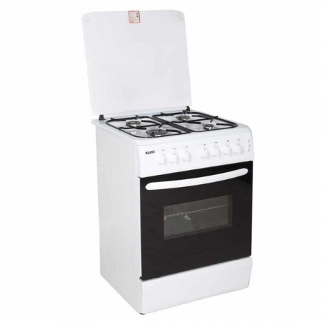 KLASS CUISINIèRE 4 FEUX 60X60 BLANC 1