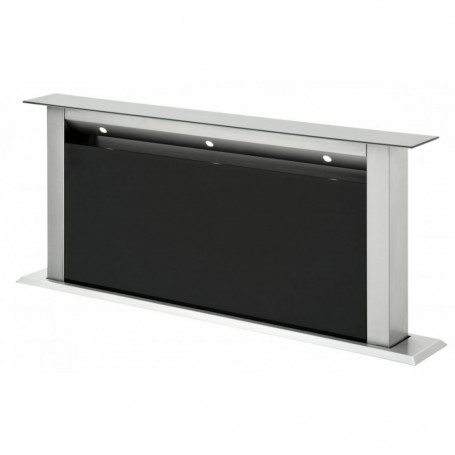 Silverline HOTTE DéCORATIVE 90CM INOX ET VERRE 1