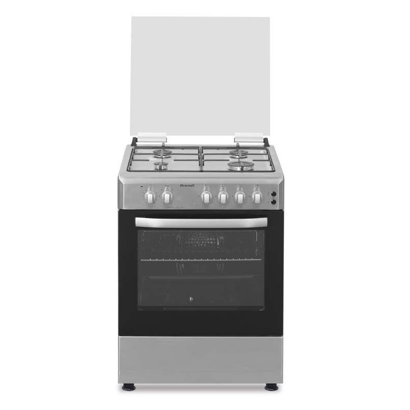 Brandt CUISINIèRE A GAZ BGE6241X / 4 FEUX / INOX