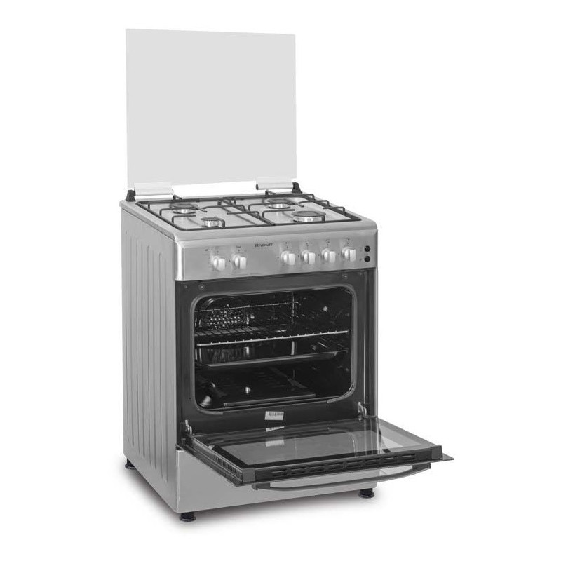 Brandt CUISINIèRE A GAZ BGE6241X / 4 FEUX / INOX 2