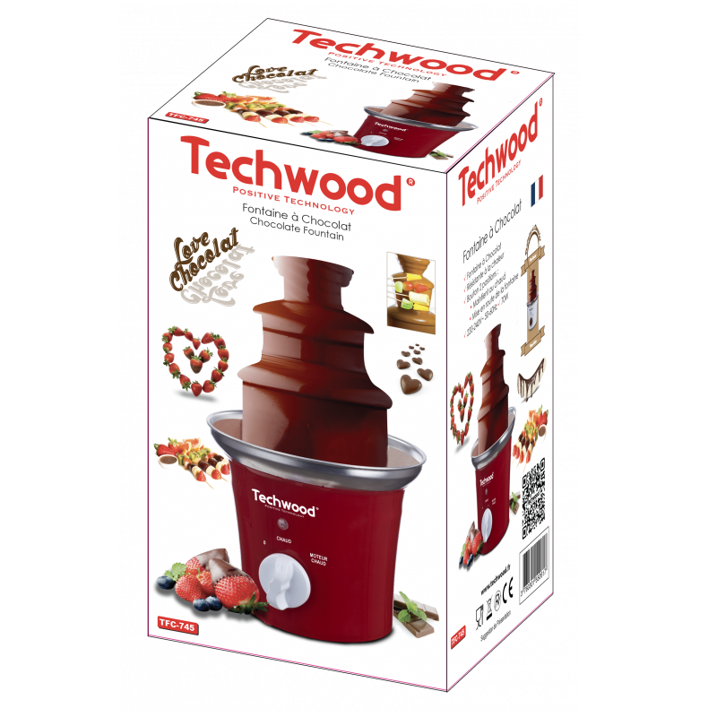 Techwood FONTAINE à CHOCOLAT / ROUGE 2