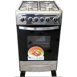 BIOLUX CUISINIèRE AVEC TOURNE BROCHE 4 FEUX 50CM - INOX (5252X-TB) 2