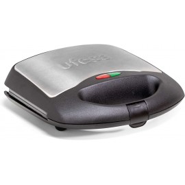 UFESA GRILL-TOASTER - MACHINE à SANDWICH - 750 W - NOIR/ARGENT (SW7860)