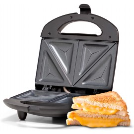 UFESA GRILL-TOASTER - MACHINE à SANDWICH - 750 W - NOIR/ARGENT (SW7860) 2