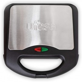 UFESA GRILL-TOASTER - MACHINE à SANDWICH - 750 W - NOIR/ARGENT (SW7860) 3