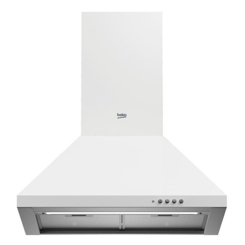 BEKO HOTTE PYRAMIDALE CWB6441WN 60CM - BLANC 2