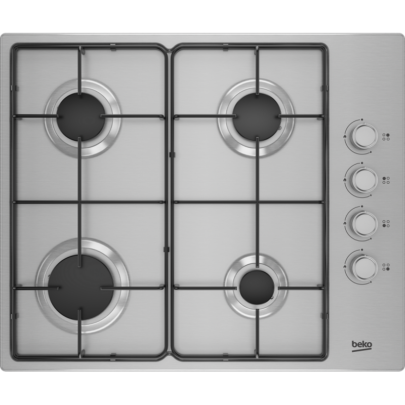 BEKO PLAQUE DE CUISSON ENCASTRABLE 4 FEUX / INOX