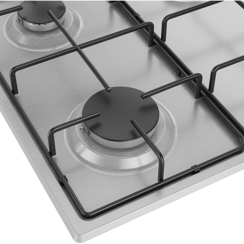 BEKO PLAQUE DE CUISSON ENCASTRABLE 4 FEUX / INOX 3