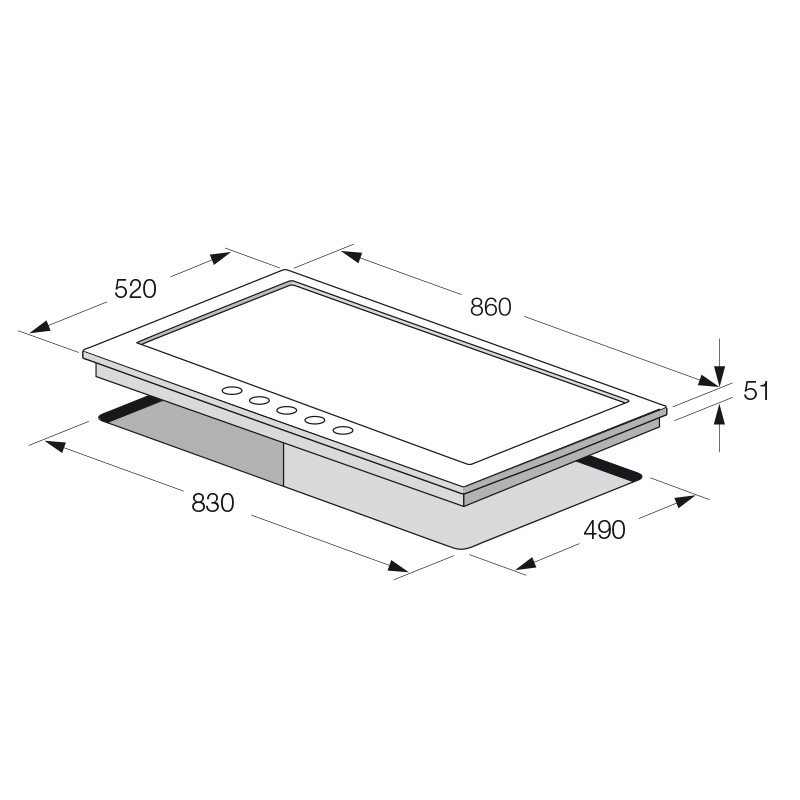 FOCUS PLAQUE DE CUISSON - F4789X - INOX 2