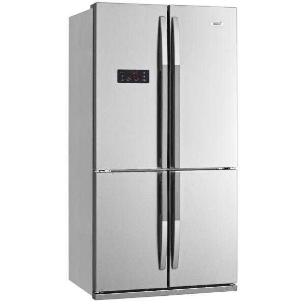 BEKO Réfrigérateur américain 610L Silver