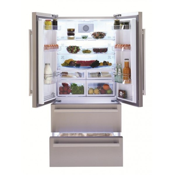 Réfrigérateur américain BEKO 630L / Silver + Livraison + Installation et  Mise en Marche Gratuites