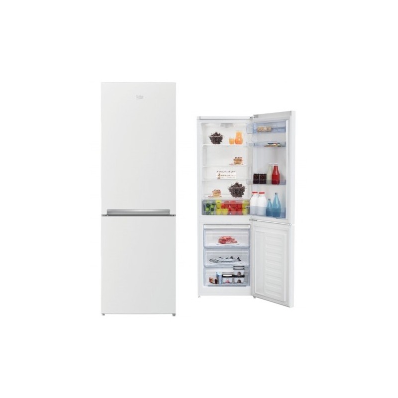 BEKO Réfrigérateur Combiné RCNA340K21W No-Frost 340L Blanc