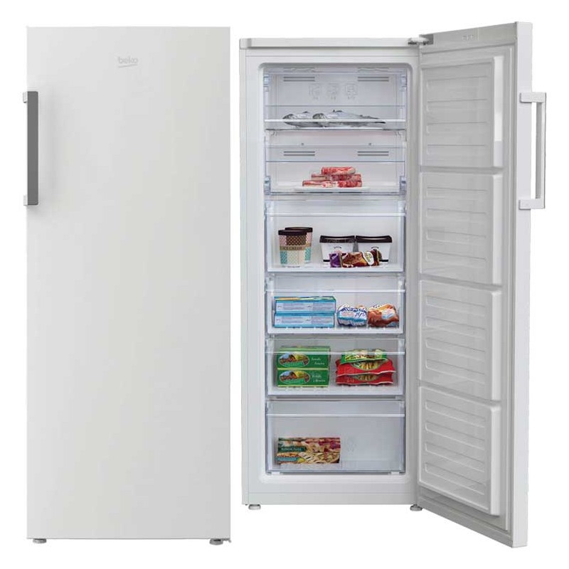 BEKO Congélateur Vertical RFNE270K21W 270L No Frost - Blanc 1