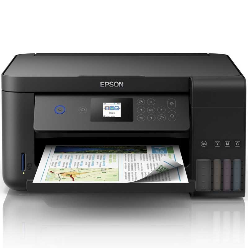 EPSON Imprimante Jet d'Encre à Réservoir Intégré ECOTANK ITS L4160 3En1 Couleur 2